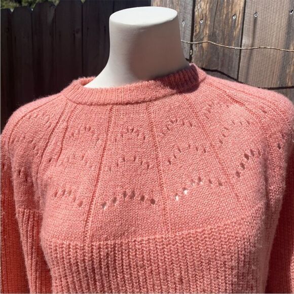 Mango wool blend peach color sweater size XS - Picture 2 of 5